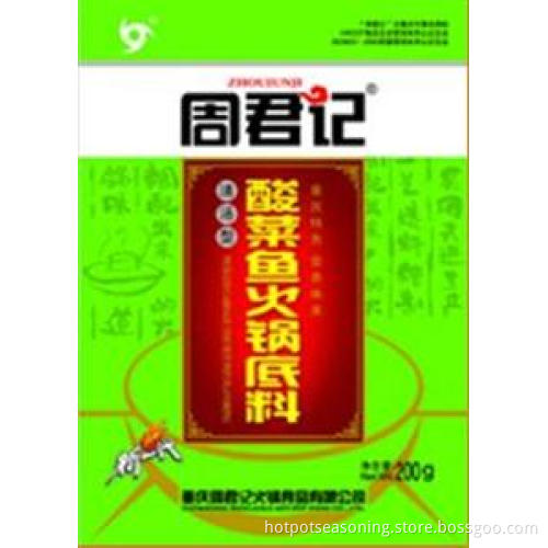Pickled Cabbage Fish Hot Pot Condiment